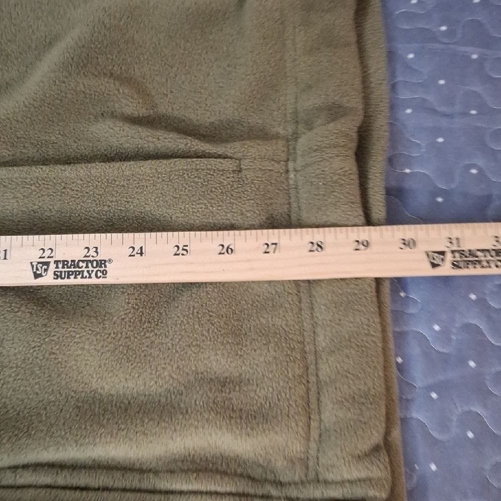 Mossy Oak Olive Green Fleece Vest size XL - Picture 5 of 5